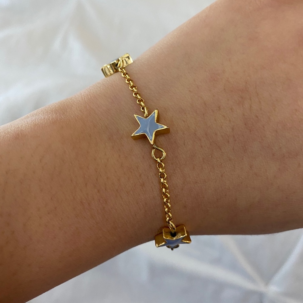 Star bracelet 18k gold